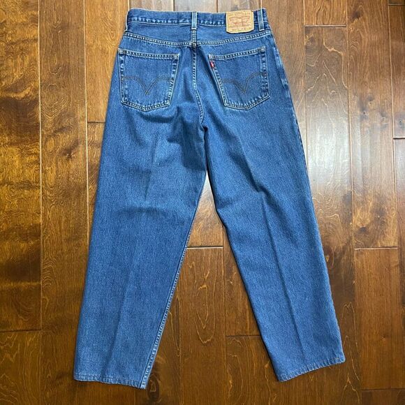 Levi's 560 Vintage Y2K Comfort Loose Fit Denim Blue Jeans Men's Size 32 x 31 - Picture 5 of 10